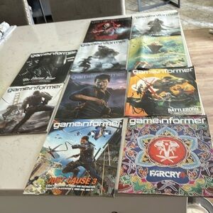 Lot of 10 gameinformer magazines